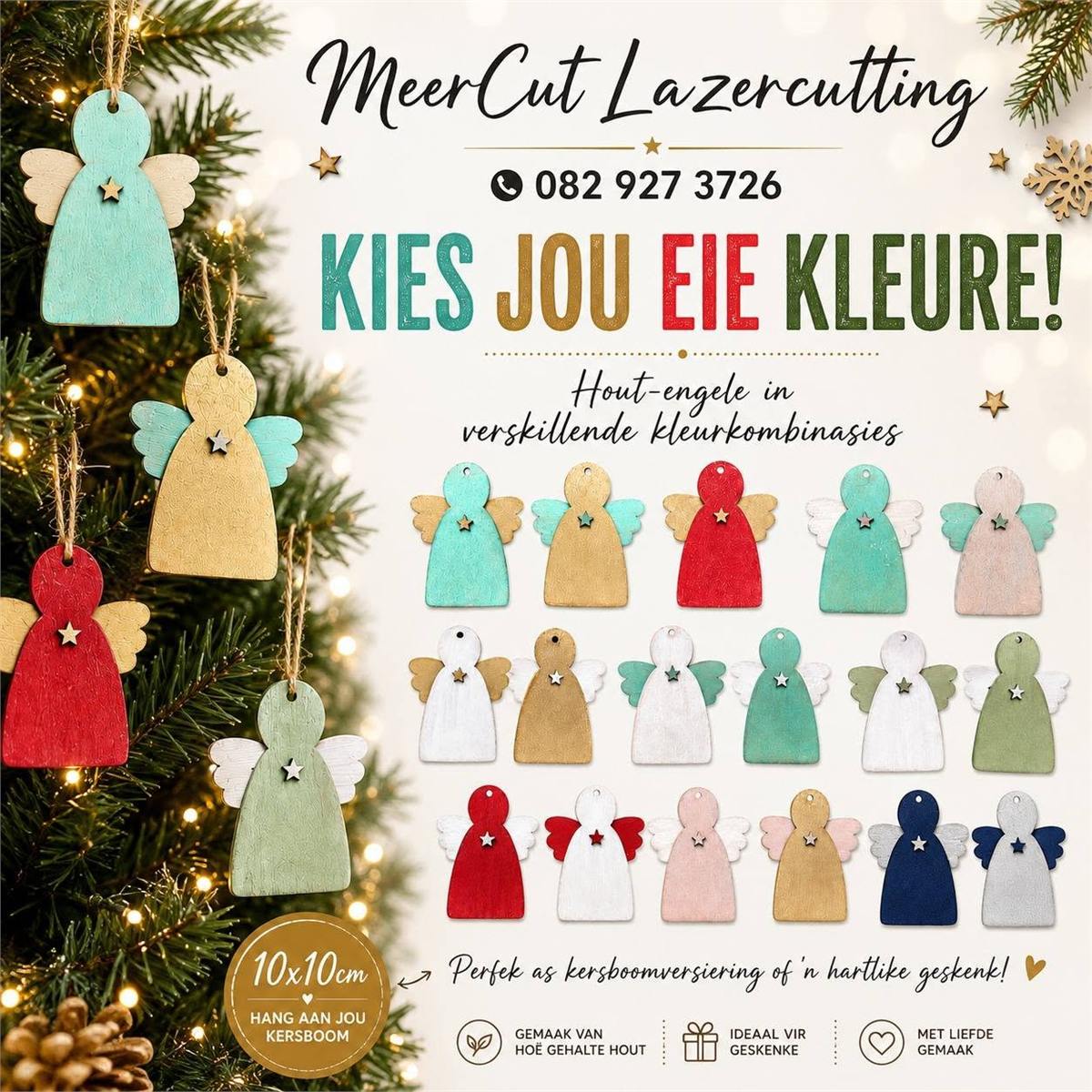 Christmas angel tags