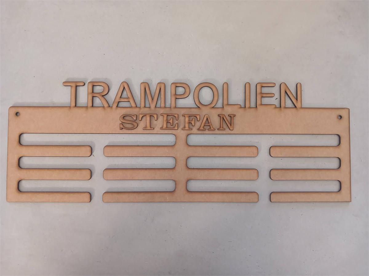 Trampoline medal display