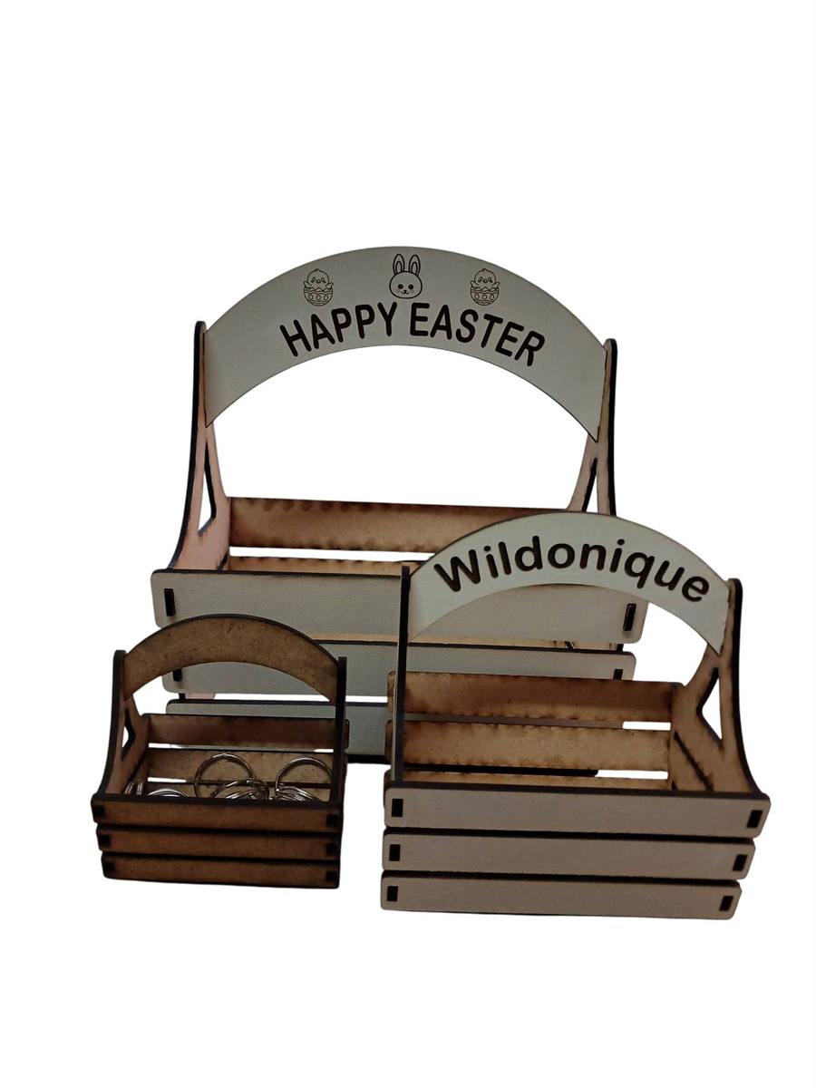 Personalised Easter baskets