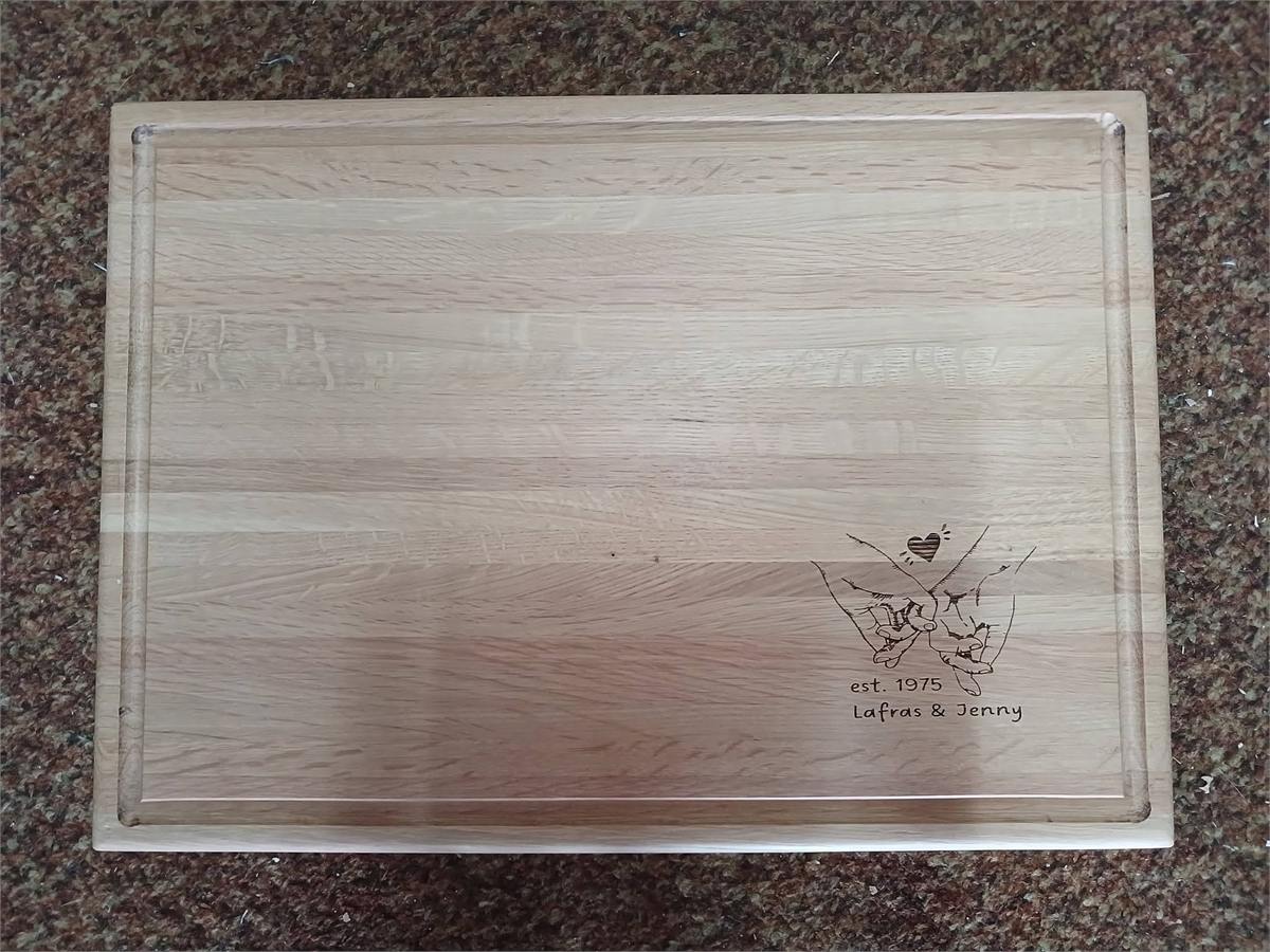 Couple’s keepsake board