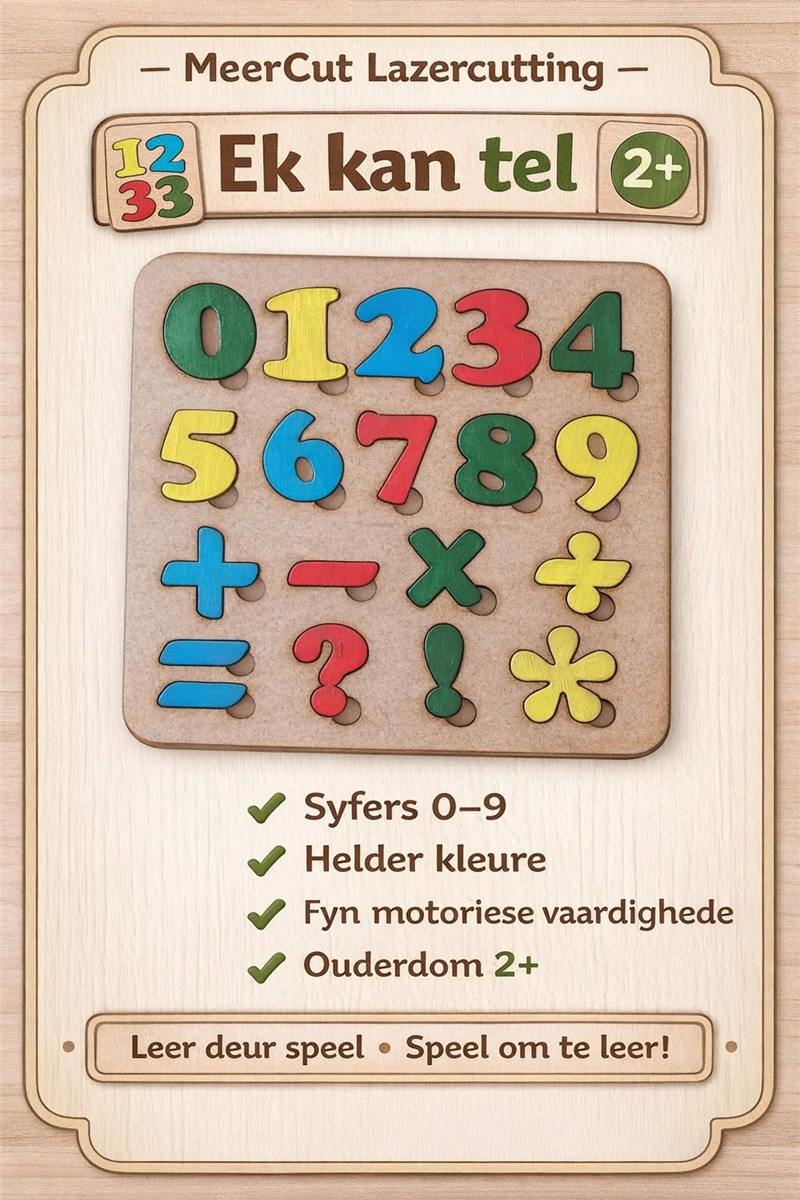 Number learning board